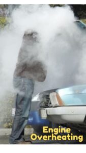 how hot does a car engine get when overheating